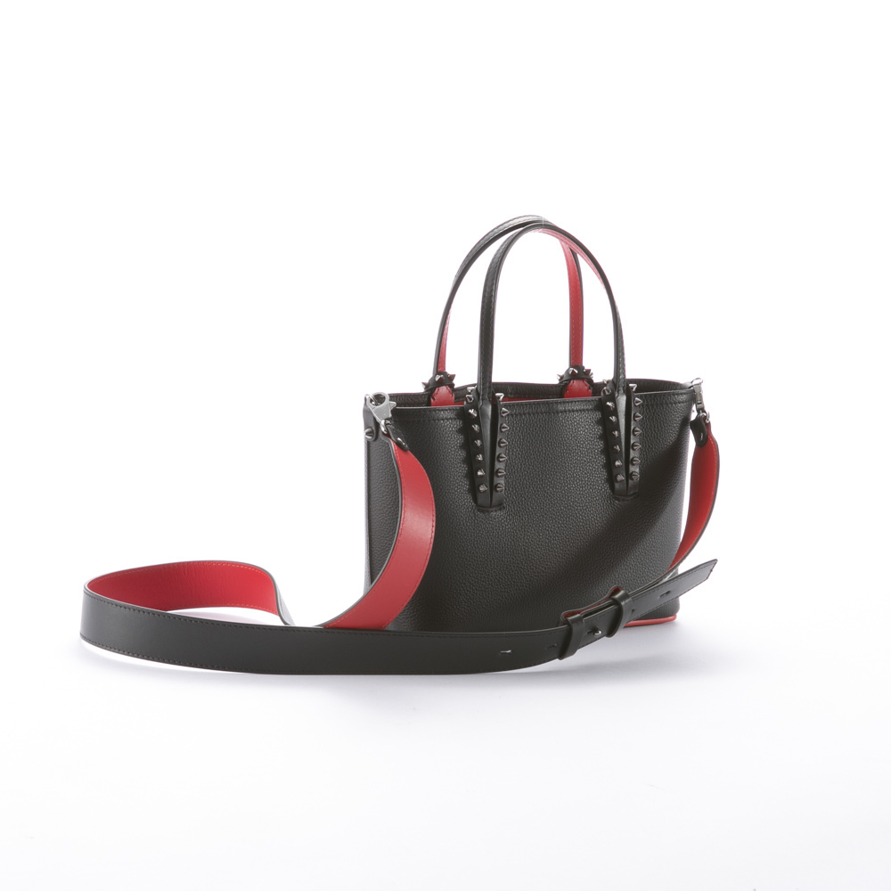 Christian Louboutin Hand Black Bag Leather Mini Cabata Tote